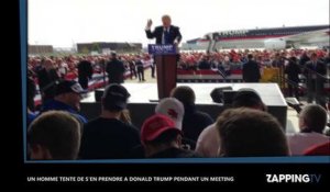 Donald Trump : Un homme tente de l'agresser pendant un meeting ! (vidéo)