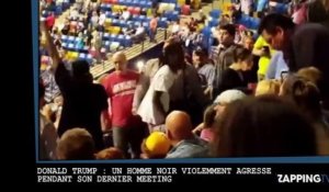 Donald Trump : Violente agression d'un opposant noir lors de son dernier meeting (vidéo)