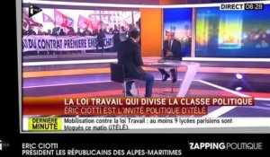 Loi du Travail - Éric Ciotti (LR) : "On manipule ces jeunes avec des idées fausses" (vidéo)