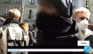 En immersion avec un groupe de "casseurs" lors des manifestations à Paris - FRANCE