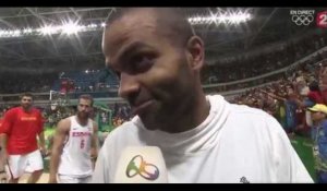 JO 2016 : Tony Parker donne sa dernière interview en Bleus après la défaite contre l'Espagne (vidéo)