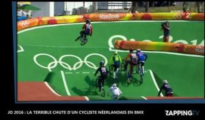 JO 2016 : L'énorme chute d'un cycliste néerlandais en BMX (Vidéo)