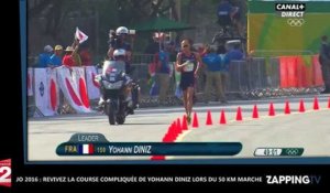 JO 2016 - Yohann Diniz : Diarrhée, malaise, vomissements, la course folle du Français en vidéo