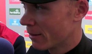 La Vuelta 2016 - Chris Froome : "Je voulais suivre Quintana et j'avais les jambes pour le sprint et gagner l'étape"