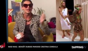 Mad Mag : Benoît Dubois parodie Cristina Cordula et se moque du look de l'invitée (Vidéo)