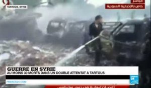 Guerre en SYRIE - Au moins 30 morts dans un double attentat à Tartous