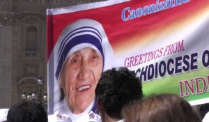 Rome: 120.000 fidèles pour la canonisation de Mère Teresa