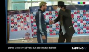 Lionel Messi blond platine, il explique son changement capillaire (Vidéo)