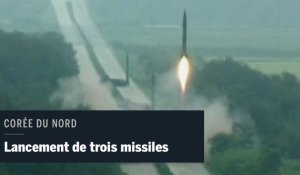La Corée du Nord tire trois missiles balistiques