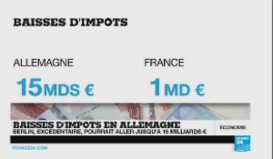 15 milliards de baisse d'impôts en Allemagne : la rançon de la rigueur