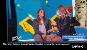 TPMP : Caroline Ithurbide embrasse Valérie Bénaïm, Cyril Hanouna choqué (Vidéo)