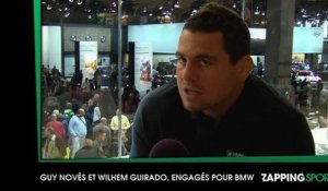 Mondial de l'Auto 2016 : Guy Novès et Guilhem Guirado ambassadeurs pour BMW (vidéo exclu)