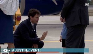 Le prince George refuse de saluer Justin Trudeau - ZAPPING ACTU DU 26/09/2016