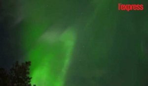 Spectaculaires aurores boréales dans le ciel finlandais