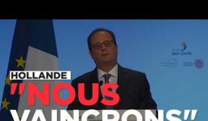 François Hollande : "La démocratie sera toujours plus forte que la barbarie"