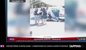 Voiture piégée à Notre-Dame : L'arrestation du couple sur une aire d'autoroute dévoilée (Vidéo)