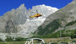 Mont-Blanc: les "naufragés du vide" de retour sur terre
