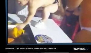 Colombie: debout sur un bar, deux nains strip-teasers font le show