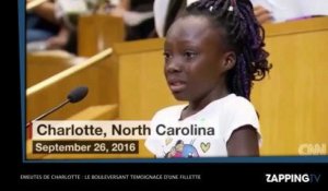 Émeutes à Charlotte : Une fillette en larmes dénonce les violences policières (Vidéo)