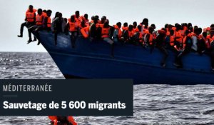 Les images du sauvetage de plus de 5 000 migrants en Méditerranée
