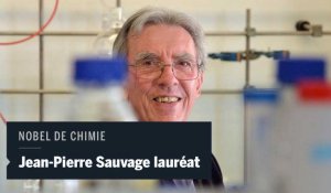 Jean-Pierre Sauvage s'exprime après avoir obtenu le prix Nobel de chimie
