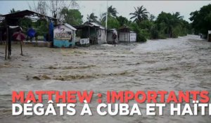 L'ouragan Matthew a fait d'importants dégâts à Cuba et Haïti