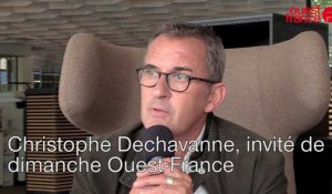 Christophe Dechavanne, invité de dimanche Ouest-France