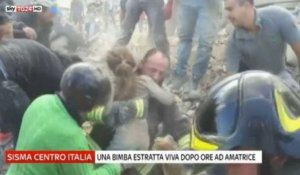 Séisme en Italie: une petite fille sauvée après 17h sous les décombres
