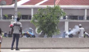 RDC : La police tire du gaz lacrymogène sur des manifestants