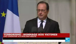 REPLAY - François Hollande rend hommage aux victimes du terrorisme
