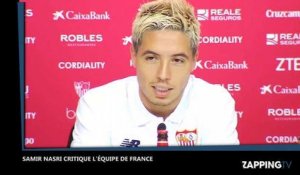 Samir Nasri tacle et méprise l'équipe de France (Vidéo)