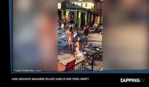 Une violente bagarre éclate pendant une pool party entre des touristes britanniques (Vidéo)