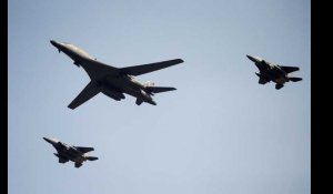 Deux bombardiers américains survolent la Corée du Sud