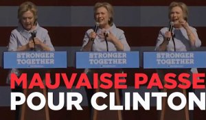 États-Unis : mauvaise passe pour Hillary Clinton 