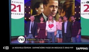 La Nouvelle Edition - Brad Pitt et Angelina Jolie divorcent : Daphné Bürki passe un message à l'acteur (Vidéo)