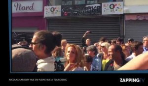 Nicolas Sarkozy hué en pleine rue à Tourcoing, l'étonnante vidéo