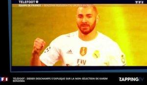 Téléfoot : Didier Deschamps s'explique sur la non-sélection de Karim Benzema