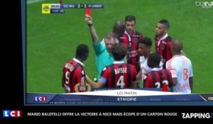 Mario Balotelli offre la victoire à Nice mais reçoit un carton rouge polémique (Vidéo)