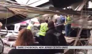 Un train détruit une gare dans le New Jersey : un mort et 114 blessés