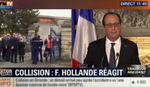 Collision en Gironde: François Hollande réagit