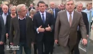Collision mortelle en Gironde :Manuel Valls s'est rendu sur les lieux 
