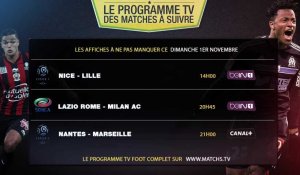 Nantes-OM au programme tv foot du jour