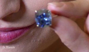 45,3 millions d'euros, record de vente aux enchères d'un diamant bleu