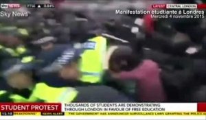 Une manifestation étudiante dégénère à Londres