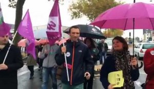 manifestation des salariés de Guillaume Régnier à Rennes