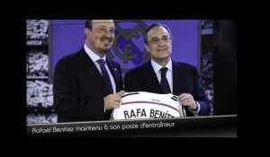 Real Madrid : Rafael Benitez maintenu à son poste d'entraîneur