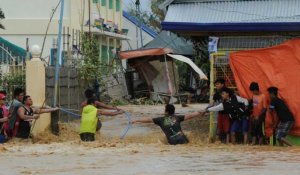Le typhon Koppu touche le nord des Philippines
