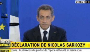 Sarkozy : "La guerre que nous devons livrer doit être totale"