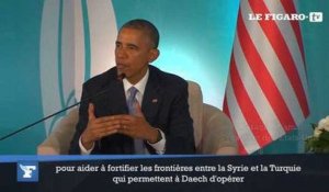 Obama promet de «redoubler d'effort» contre l'EI