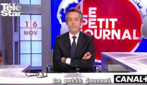 Le petit journal  - Yann Barthès bouleversé rend hommage aux victimes des attentats et à sa monteuse, décédée - Lundi 16 novembre 2015